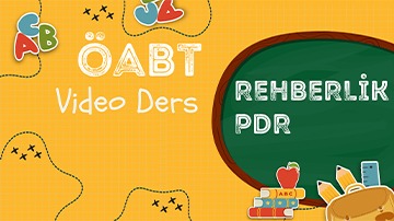 KPSS ÖABT Rehber (PDR) Öğretmenliği Video Ders